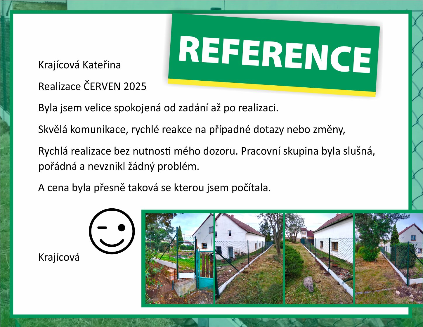 Reference Krajícová